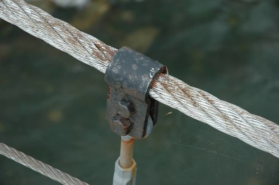 生銹的舊螺栓