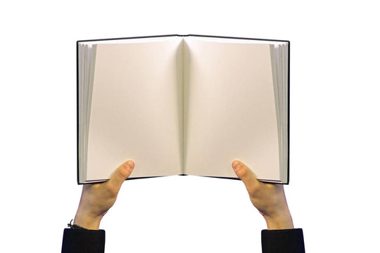 打開的書