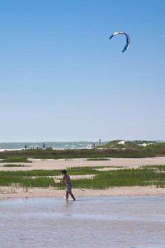 男孩在Beach
