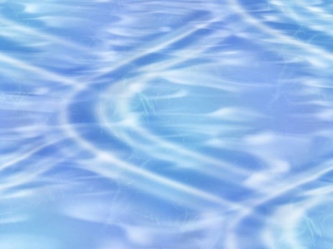 冷藍色的水