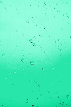 綠色的水滴