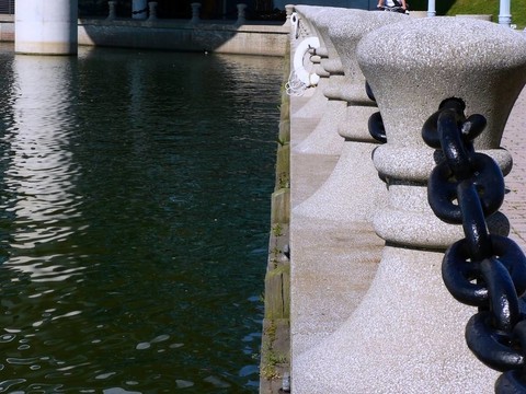 碼頭和水
