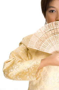 亞洲女孩和粉絲4