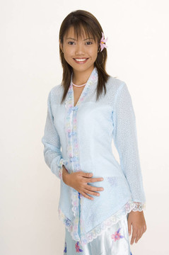 穿藍(lán)3的女孩