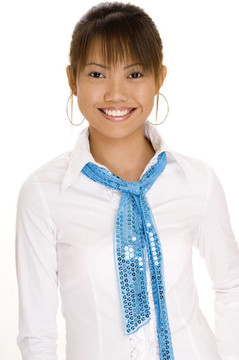 女孩在White 6