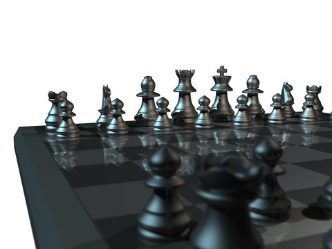 國際象棋的金屬