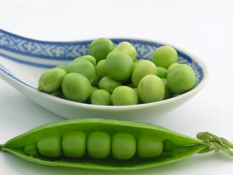 綠色的豌豆