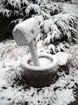 雪白的郵箱