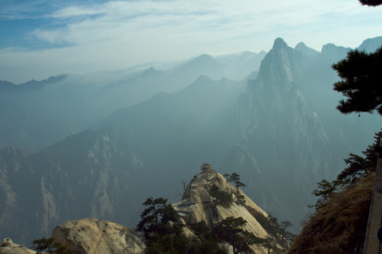 華山東峰風(fēng)光