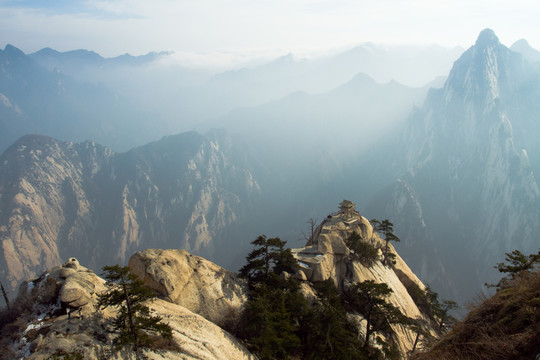 鷂子翻身 下棋亭 華山東峰