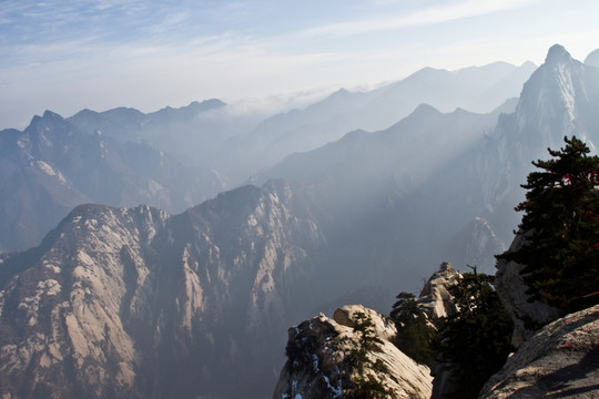 華山東峰風(fēng)光