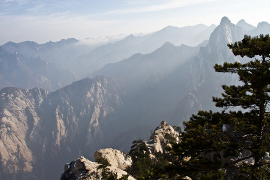 華山東峰風(fēng)光