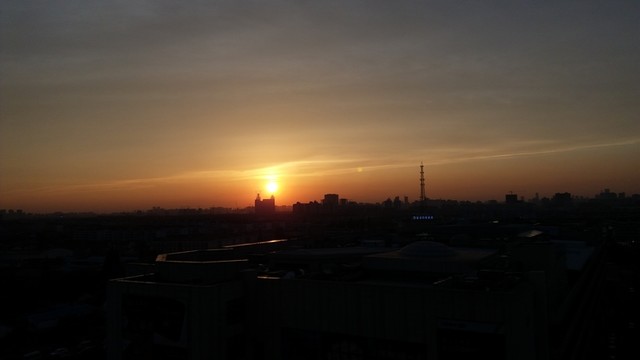 夕陽西下