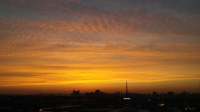 夕陽西下