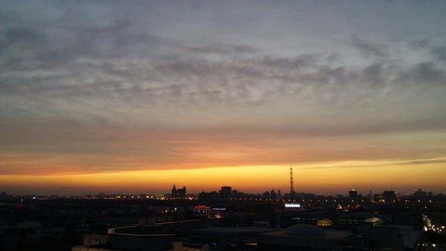 夕陽西下