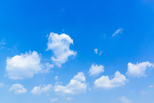 藍天白云天空背景