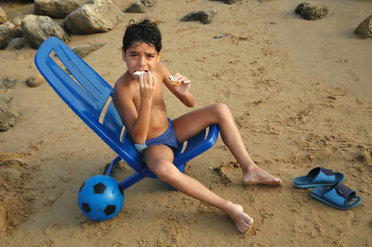 在beach1
