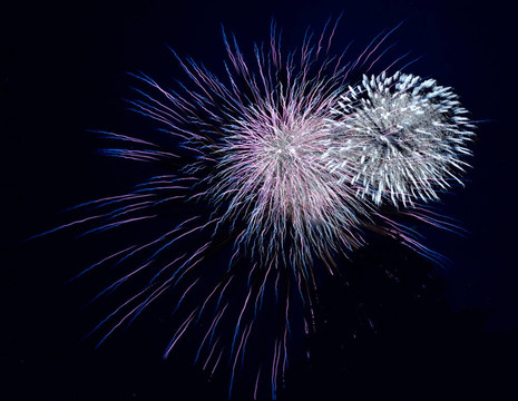 爆破的煙花