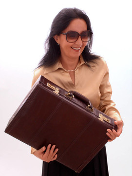 開(kāi)心商務(wù)女士