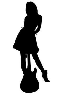 婦女剪影