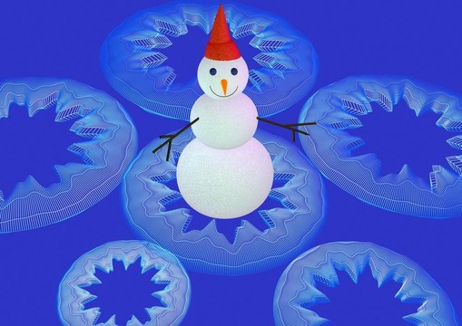 3D雪人