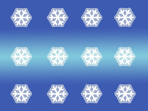 圖案的雪花