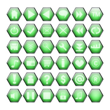 綠色網(wǎng)頁按鈕