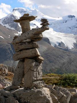 inukshuk和冰川