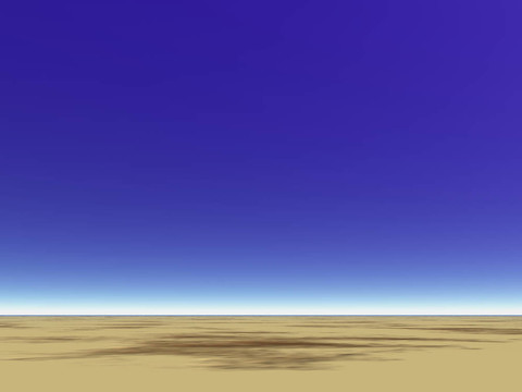 藍(lán)的沙漠的天空