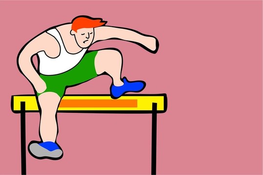 跨欄運動員