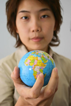 地球在我的手！