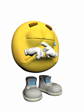 男人哭的表情。