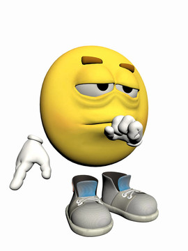 昏昏欲睡的表情的家伙