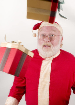 Santa與包在空中