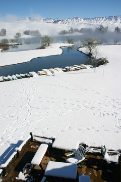 雪景觀