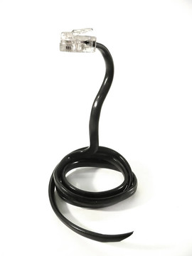 與RJ-45連接器電纜