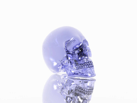 Glass skull。