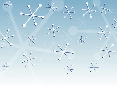 復(fù)古的雪
