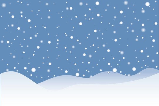 下雪的場景