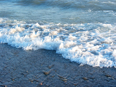海邊的波浪