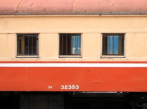 老式的行李車