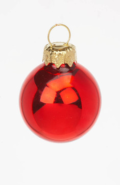 紅色的圣誕球機(jī)械的weihnachtskugel