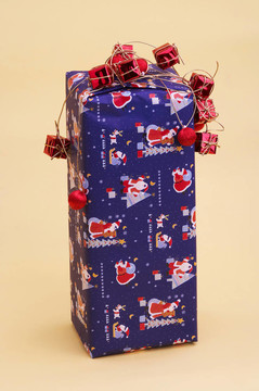 藍(lán)色的包裹- blaues Geschenkpaket
