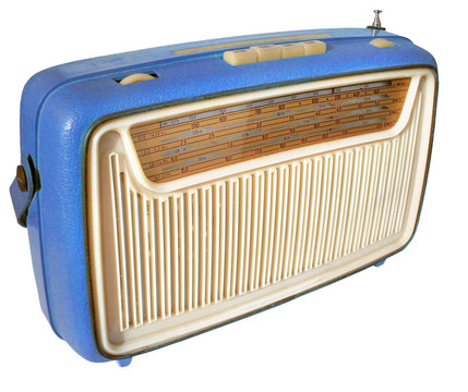 20世紀60年代收音機（藍色）