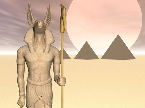 Pyrami的阿努比斯