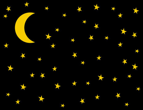夜晚的天空