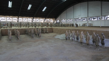 秦始皇兵馬俑 一號(hào)坑 修復(fù)