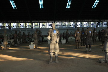 秦始皇 兵馬俑 一號(hào)坑 修復(fù)