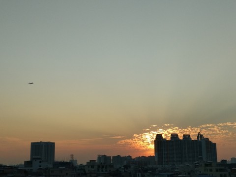 傍晚的天空