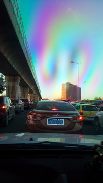 奇異天空 奇異彩虹 天空 彩虹